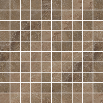 Керамогранит 240507 MARBLE MOSAICS T100 MARRONE 29,1x29,1 Versace (Gardenia Orchidea)