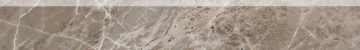 Керамогранит 240596 MARBLE BATTISCOPA MOLATO GRIGIO LAP 8x58,5 Versace (Gardenia Orchidea)