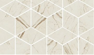 Керамогранит 240831 MOSAICS T3-3D BIANCO 17x29,1 Versace (Gardenia Orchidea)