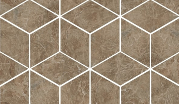 Керамогранит 240837 MOSAICS T3-3D MARRONE 17x29,1 Versace (Gardenia Orchidea)