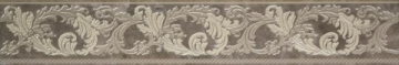 Керамогранит 240886 Marble FASCIA 10 BAROCCHINA GRIGIO 9,6x58,5 Versace (Gardenia Orchidea)