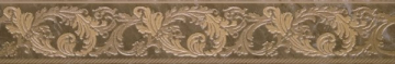 Керамогранит 240887 Marble FASCIA 10 BAROCCHINA MARRONE 9,6x58,5 Versace (Gardenia Orchidea)