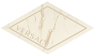Керамогранит 240891 Marble Firma mosaico T3 Bianco 5,4x9,3 Versace (Gardenia Orchidea)