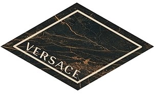 Керамогранит 240893 Marble Firma mosaico T3 Nero 5,4x9,3 Versace (Gardenia Orchidea)