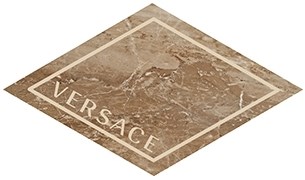Керамогранит 240897 Marble Firma mosaico T3 Marrone 5,4x9,3 Versace (Gardenia Orchidea)