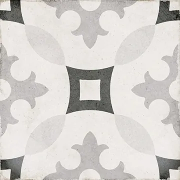 Керамогранит 24417 Art Nouveau Karlsplatz Grey 20x20 EQUIPE