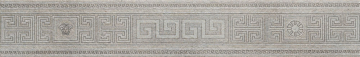 Керамогранит 261122 GREEK Naturale GRIGIO Fascia 12.5Х80 Versace (Gardenia Orchidea)