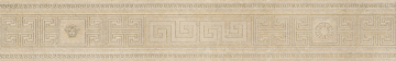 Керамогранит 261126 GREEK Naturale BEIGE/ORO Fascia 12.5Х80 Versace (Gardenia Orchidea)