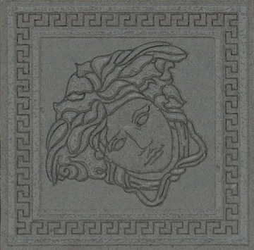 Керамогранит 261155 GREEK TOZZETTO Antracite/Oro 4x4 Versace (Gardenia Orchidea)