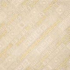 Керамогранит 261334 GREEK STRIPES BEIGE/ORO 40x40 Versace (Gardenia Orchidea)