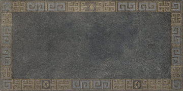 Керамогранит 261343 GREEK CASSETTONE Antracite/Oro 40x80 Versace (Gardenia Orchidea)