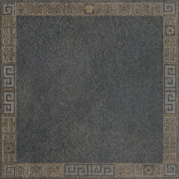Керамогранит 261363 GREEK CASSETTONE ANTRACITE/ORO 40x40 Versace (Gardenia Orchidea)