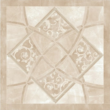 Керамогранит 262531 Fondo Intarsio Crema Marfil 78x78 Versace (Gardenia Orchidea)