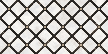 Керамогранит 262544 INTRECCIO BIANCO/NERO 39x78 Versace (Gardenia Orchidea)