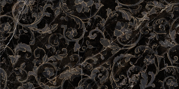 Керамогранит 262552 FLOREALE NERO AMASANTA 39x78 Versace (Gardenia Orchidea)