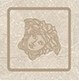 Керамогранит 262581 Tozzettо Crema Marfil 4х4 Versace (Gardenia Orchidea)