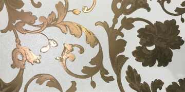 Керамогранит 262692 PANNELLO BAROCCO BIANCO/ORO MIX 39x78 Versace (Gardenia Orchidea)