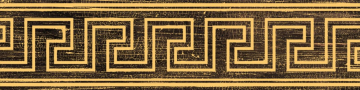 Керамогранит 263041 Fascia Greca Oro Brown 20x80 Versace (Gardenia Orchidea)