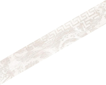 Керамогранит 263243 Inserto decoro Chevron Ice 7,63x45 Versace (Gardenia Orchidea)