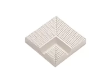 Керамогранит 30200 Внутренний угол поручня с сетчатой поверхностью Unglazed 12,5х12,5 Serapool