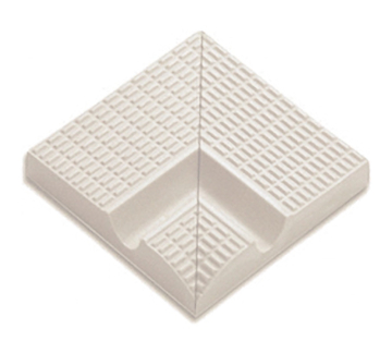 Керамогранит 30200 Внутренний угол поручня с сетчатой поверхностью Unglazed 12x12 Serapool