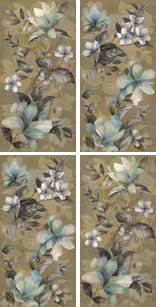Керамогранит 303952 Fiore Oro Rett (4 pcs mix) 60x120 Dado Ceramica