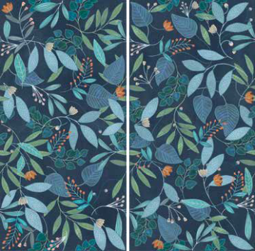 Керамогранит 303960 Blue Forest Rett (2 pcs mix) 60x120 Dado Ceramica