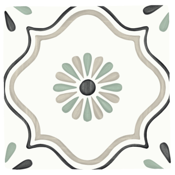 Керамогранит 31084 Tanger Sand Flower 12.3x12.3 Harmony