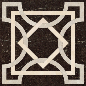 Керамогранит 33 Classic Magic Tile Brandenburg Black 60x60 Marmocer