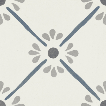 Керамогранит 37787 Provenza Blue Flower/22,3 22,3x22,3 Harmony