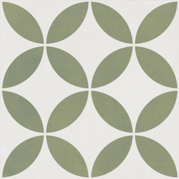 Керамогранит 37798 Mayari Green Petals Lt/22,3 22,3x22,3 Harmony