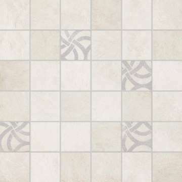 Керамогранит 41325 WALK MOS.T36 DEC BIANCO 33,3X33,3 Gardenia Orchidea (Versace)