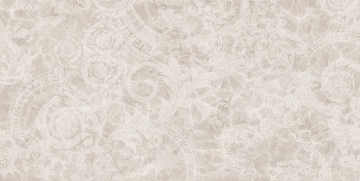 Керамогранит 47371A Meteorite Megabarocco Bianco Lap R 60x120 Versace (Gardenia Orchidea)