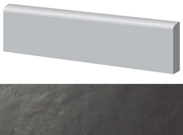 Керамогранит 4960948 Architecture Battiscopa Black Gloss 9x60 Casalgrande Padana