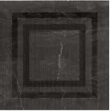 Керамогранит 57813 Black Decoro Cassettone 40x40 Gardenia Orchidea (Versace)