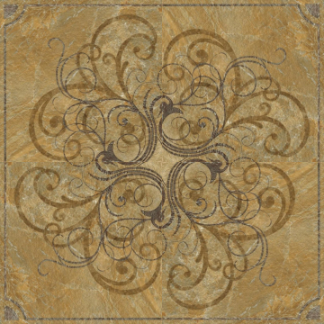Керамогранит 58131 Rosone Classic Gold 80x80 Cerdomus