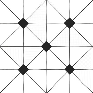 Керамогранит 6032-0434 Домино декор геометрия 30x30 Lasselsberger
