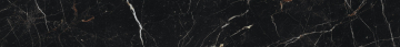 Керамогранит 610090002398 Allure Imperial Black Listello Lap/Аллюр Империал Блек Бордюр Шлиф 7.2x60 Atlas Concorde Russia