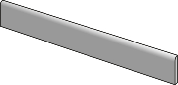 Керамогранит 610130004604 Groove Дарк Плинтус Нат Рет 7,2x60 Italon