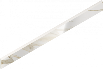 Керамогранит 610130007473 Stellaris Calacatta Gold Battiscopa Lux 7.2x80 Italon