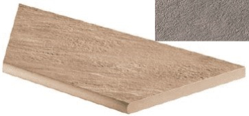 Керамогранит 620090000309 Cliff Grigio Round Angolo Sx 30x60  Atlas Concorde Russia
