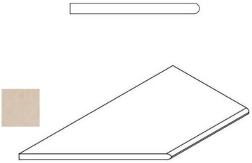 Керамогранит 620090000401 Magnesio Bordo Round SX 30x60 Italon