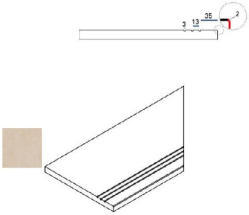 Керамогранит 620090000406 Magnesio Bordo Grip DX 30x60 Italon