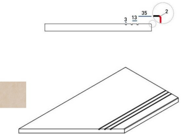 Керамогранит 620090000407 Magnesio Bordo Grip SX 30x60 Italon