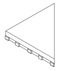 Керамогранит 620090000829 Griglia Frame 20 Sinistro/Left 25x25 Italon