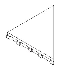 Керамогранит 620090000833 Griglia Frame 10 Sinistro/Left 25x25 Italon