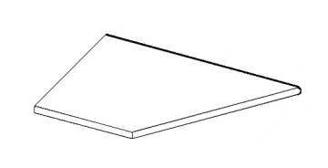 Керамогранит 620090000847 Landstone Gold Round Angolo Esterno Dx 30x60 Atlas Concorde Russia