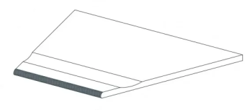 Керамогранит 620090000903 Rinascente Clay Bordo Piscina Angolo Dx LASTRA 20mm 30x60 Atlas Concorde Russia