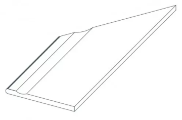 Керамогранит 620090000904 Rinascente Clay Bordo Piscina Angolo Sx LASTRA 20mm 30x60 Atlas Concorde Russia