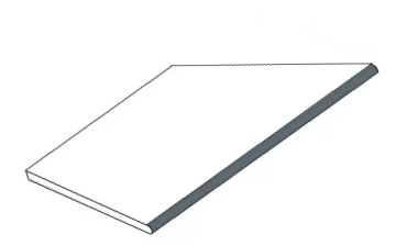 Керамогранит 620090000911 Rinascente Clay Round Angolo Esterno Sx LASTRA 20mm 30x60 Atlas Concorde Russia